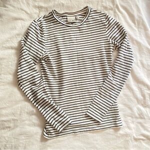 ICHI Cotton Striped Long Sleeve